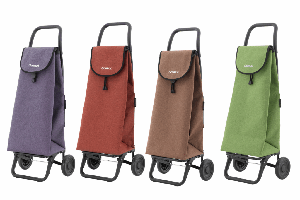 Nouveautés dans les chariots Garmol pour l'automne-hiver : des couleurs, des textures et un style qui vous accompagnent à chaque achat 2 2025 10 29 Novedades jasp carro compras Garmol shopping trolley Einkaufswagen chariot de courses