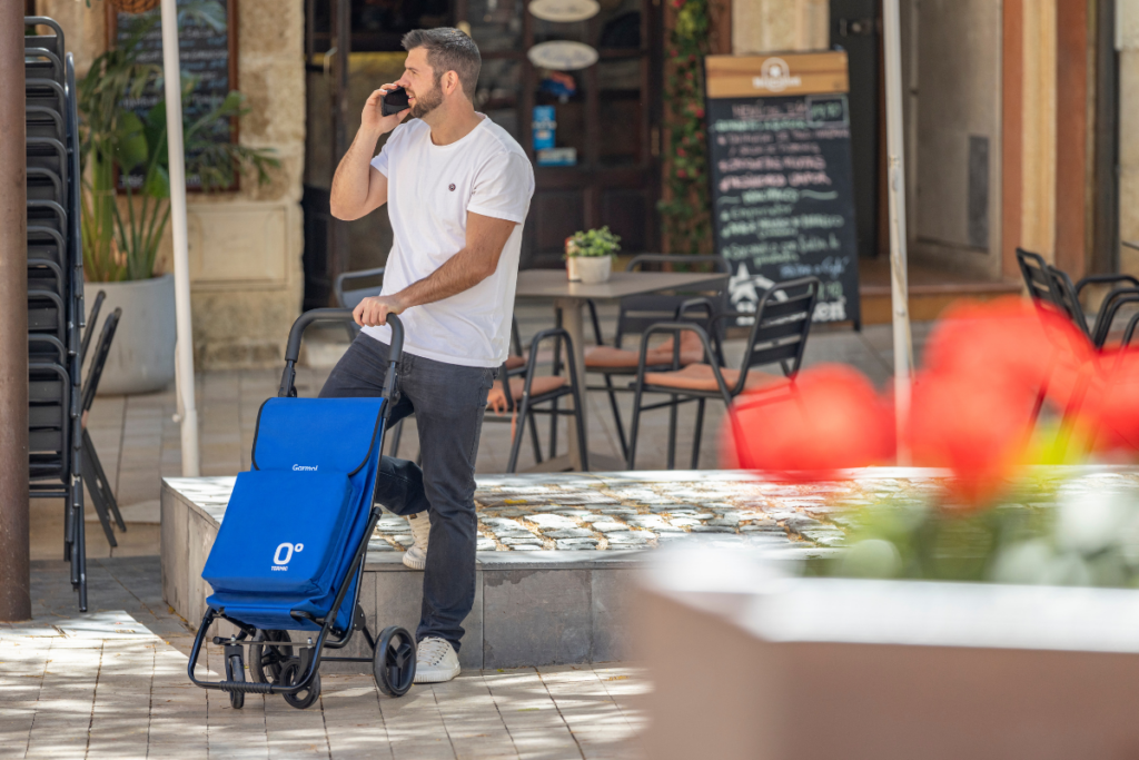Vous cherchez un chariot de courses haut de gamme ? Découvrez le modèle Loop de Garmol 2 2026 07 07 Carrito alta gama loop Garmol Carro Compra shopping trolley Einkaufswagen chariot course 3